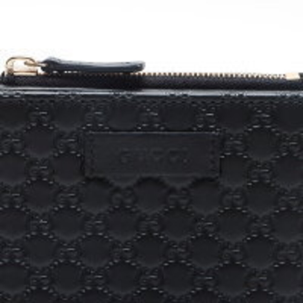 Gucci GG Guccissima Leather Bi fold Wallet Black - Picture 9 of 12